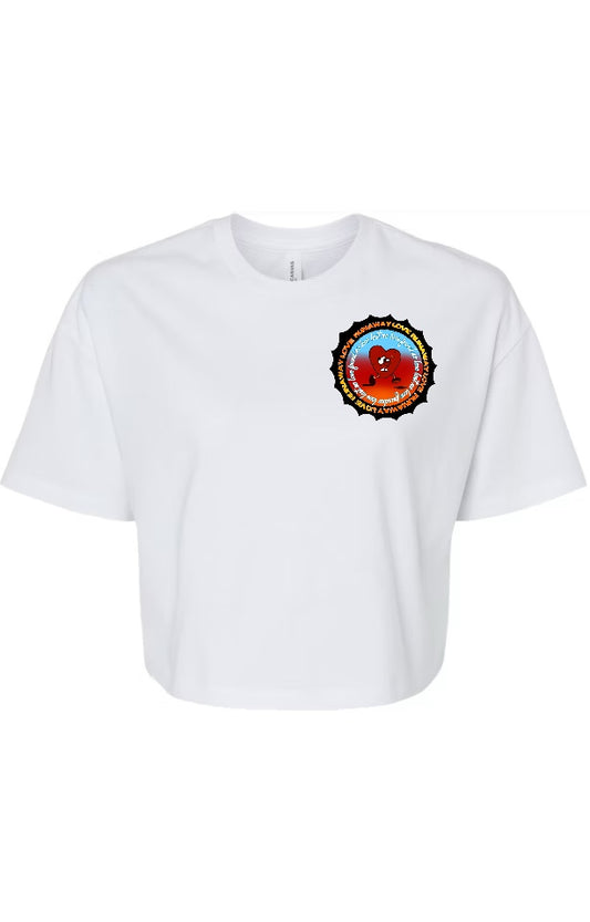 Love On Fire Crop Tee