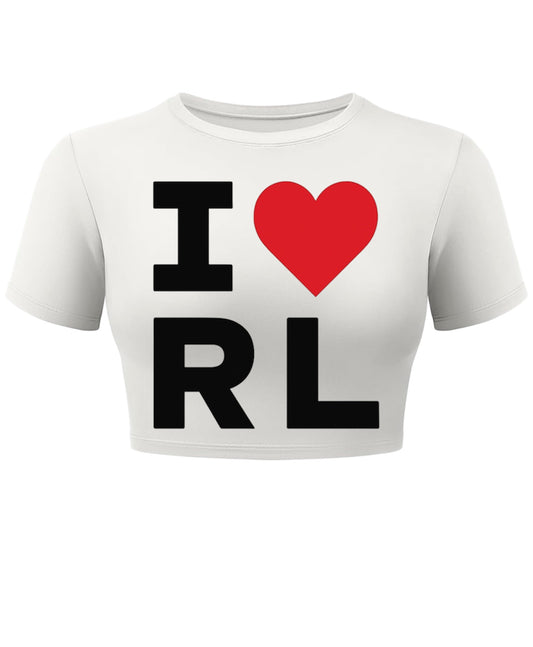 I Love RL Crop Tee